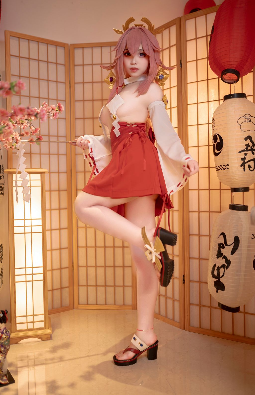 CoserBangni邦尼 八重神子 99 photos - 75