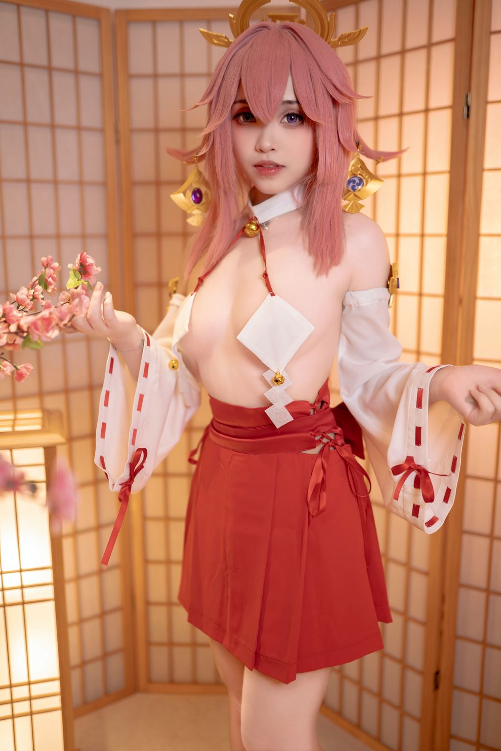 CoserBangni邦尼 八重神子 99 photos - 98