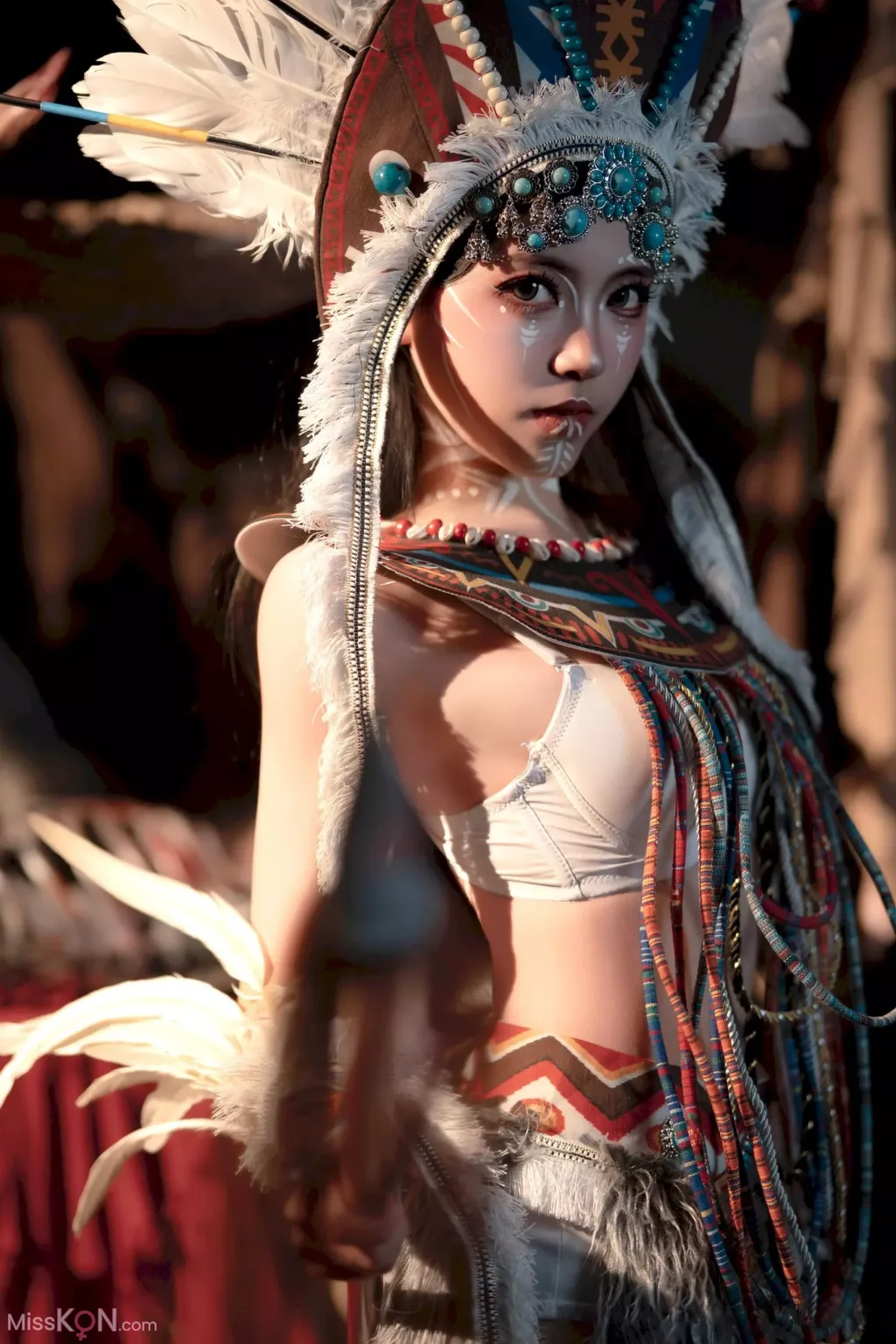 CoserBangni邦尼 印第安 紫舞龙 99 photos