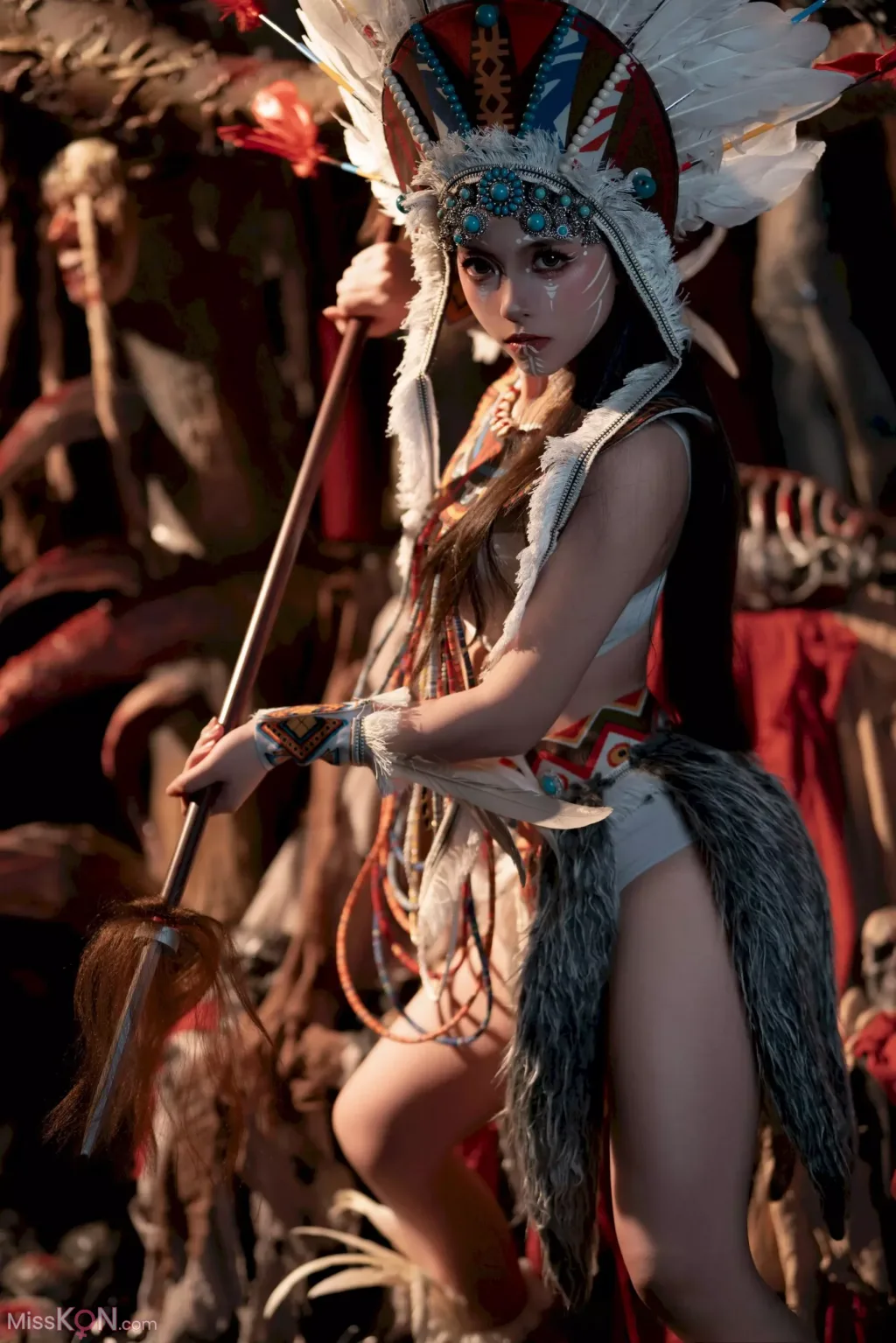 CoserBangni邦尼 印第安 紫舞龙 99 photos - 8