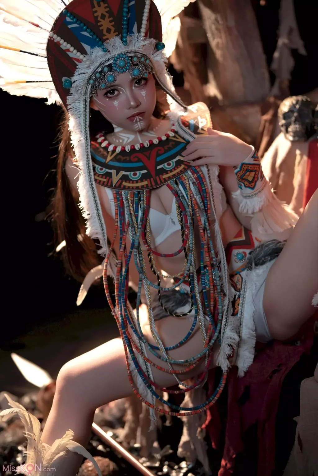 CoserBangni邦尼 印第安 紫舞龙 99 photos - 14