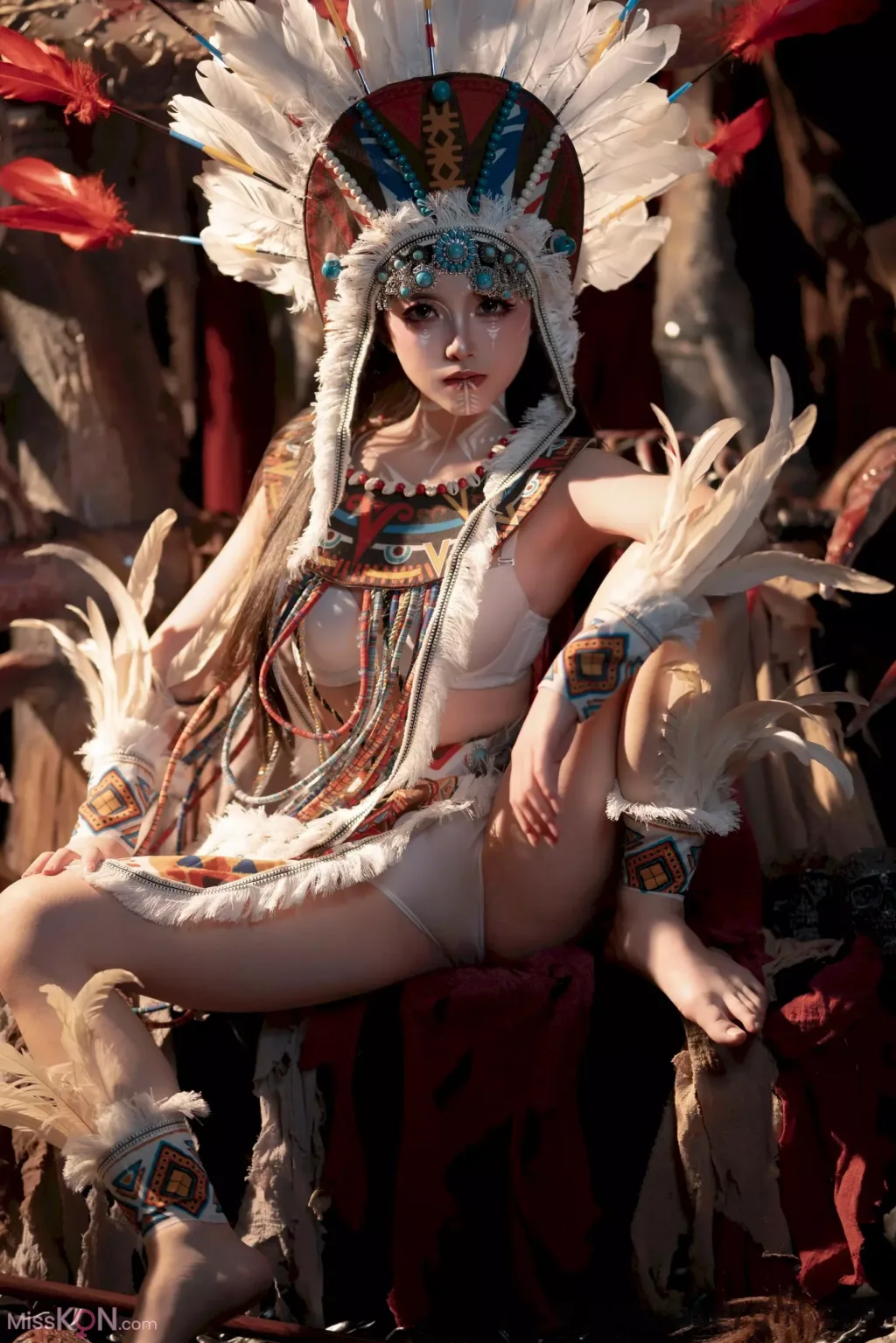 CoserBangni邦尼 印第安 紫舞龙 99 photos - 15