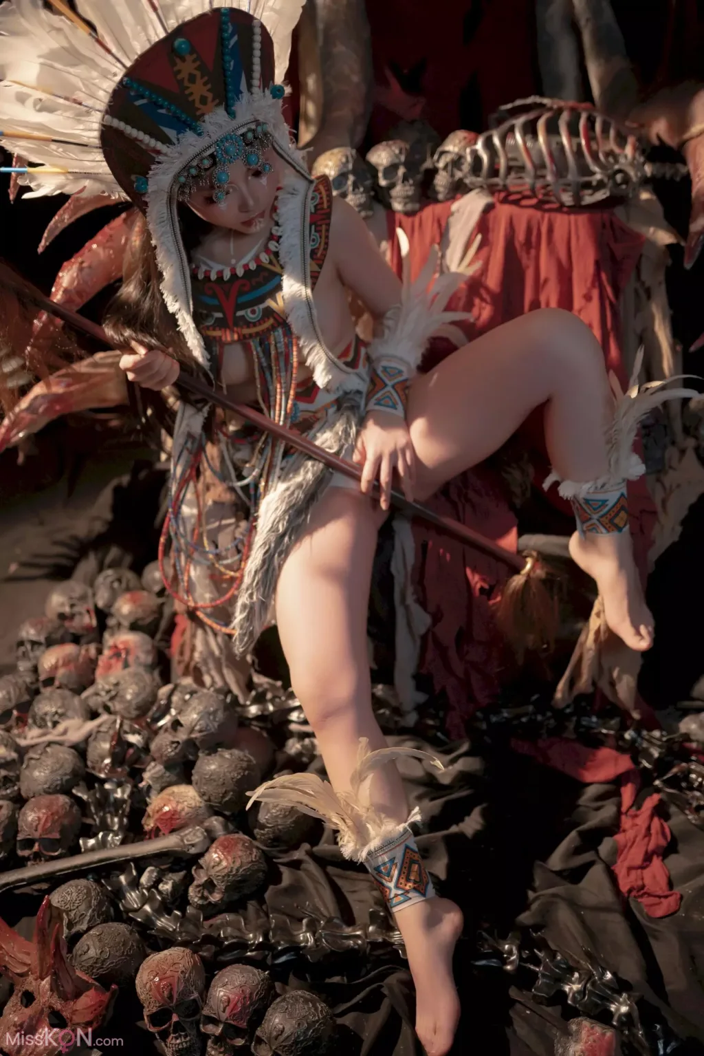 CoserBangni邦尼 印第安 紫舞龙 99 photos - 34