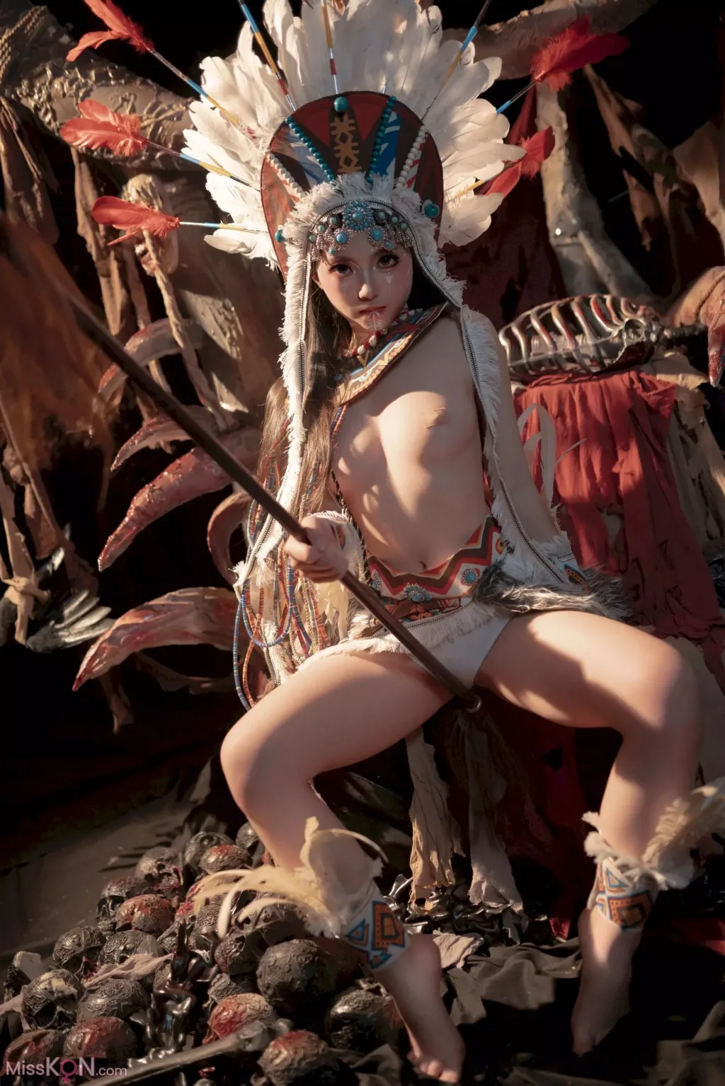 CoserBangni邦尼 印第安 紫舞龙 99 photos - 36
