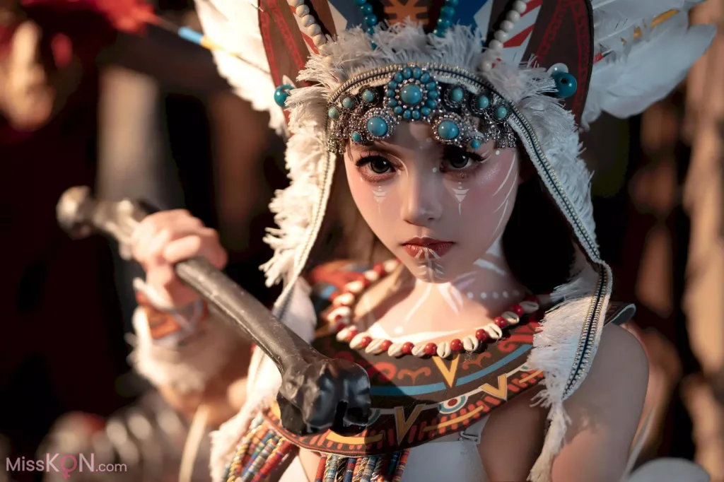 CoserBangni邦尼 印第安 紫舞龙 99 photos - 46