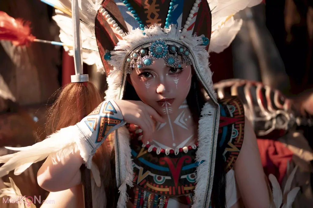 CoserBangni邦尼 印第安 紫舞龙 99 photos - 47
