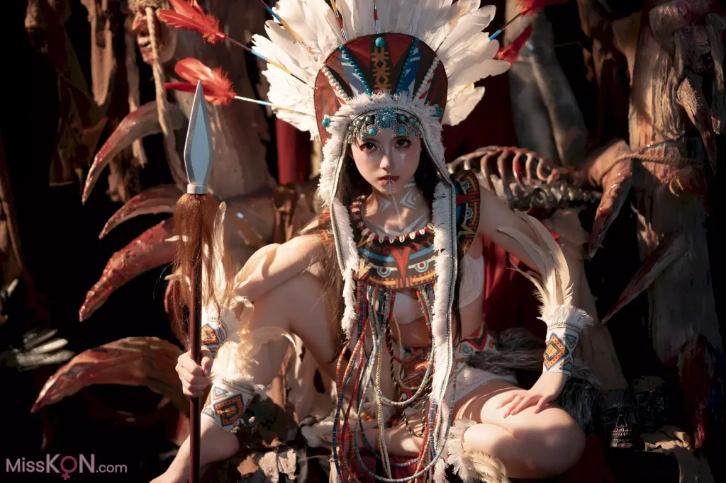 CoserBangni邦尼 印第安 紫舞龙 99 photos - 48