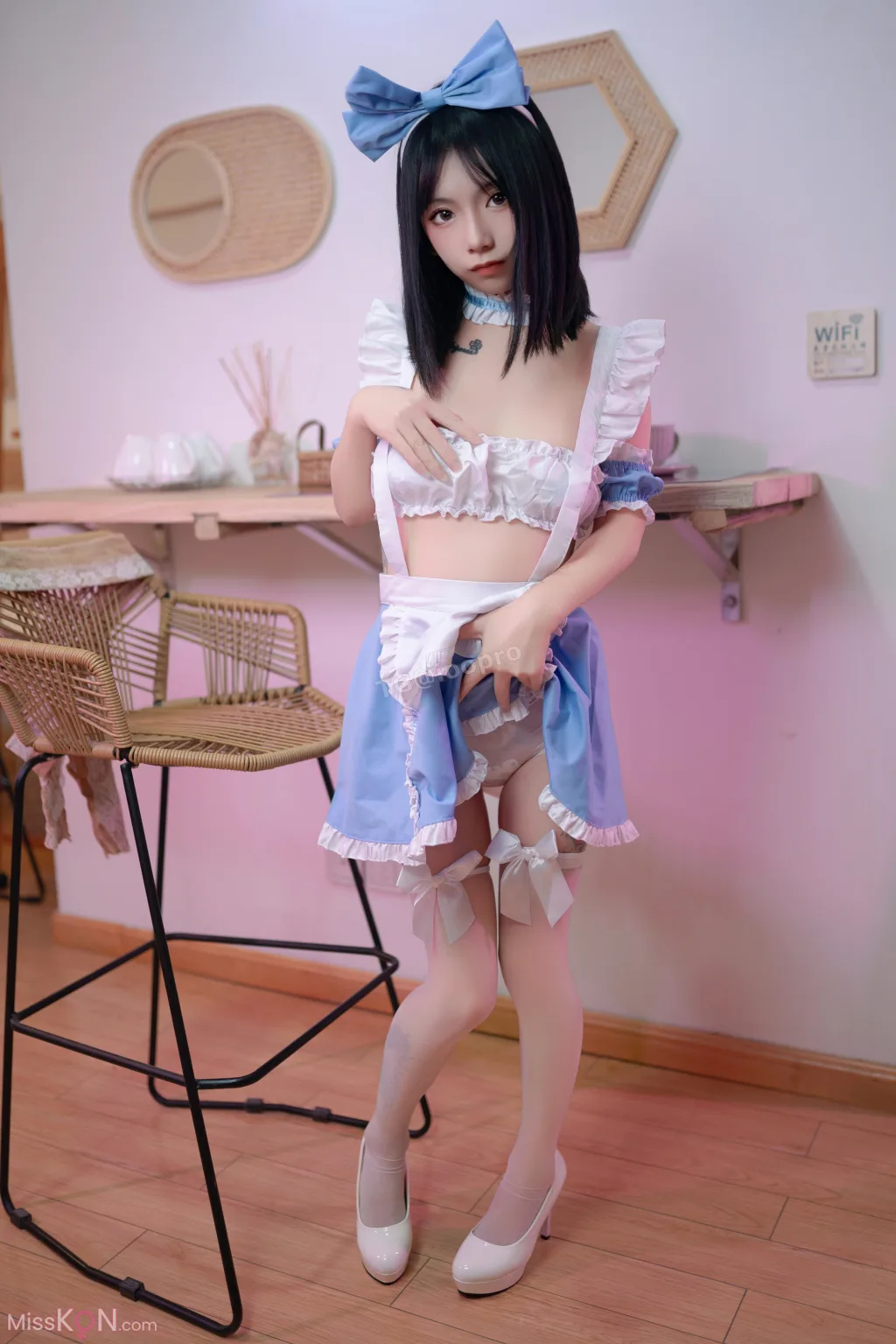 CoserBangni邦尼 双人女仆 77 photos - 16