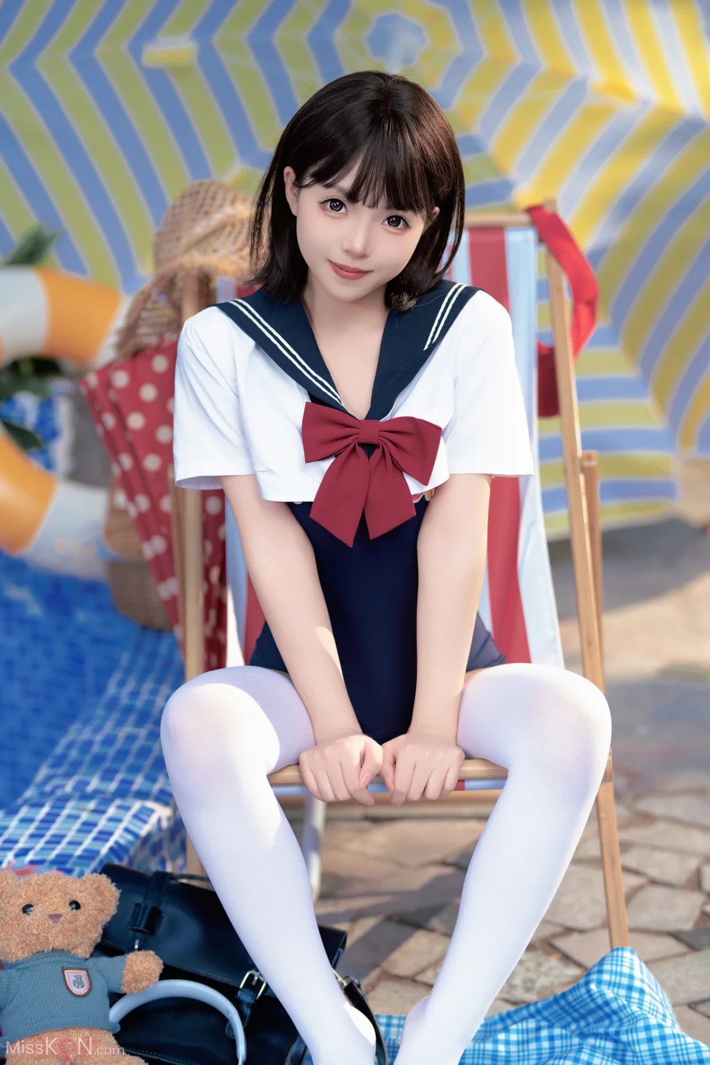 CoserBangni邦尼 反差JK泳装 97 photos - 4