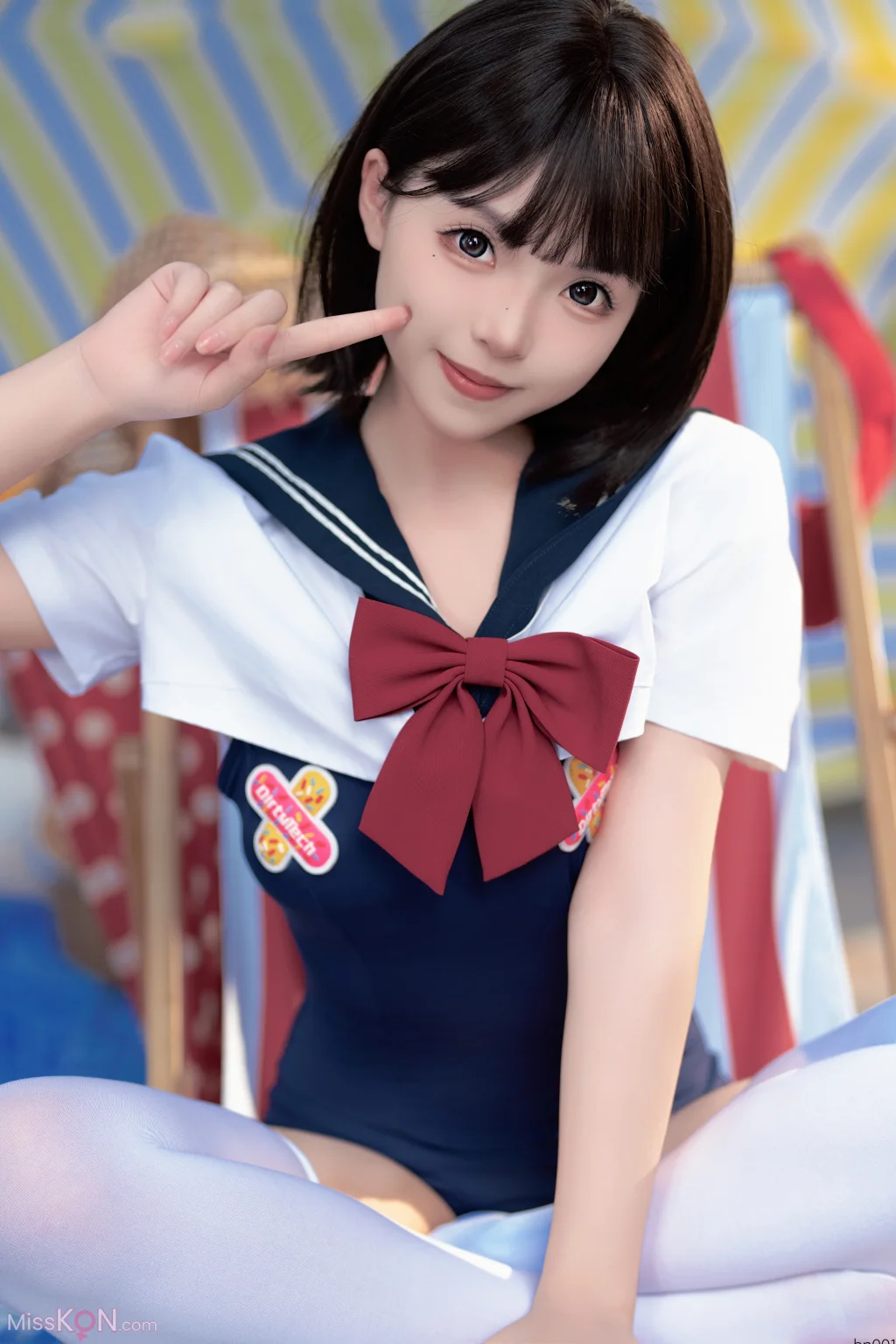 CoserBangni邦尼 反差JK泳装 97 photos - 6