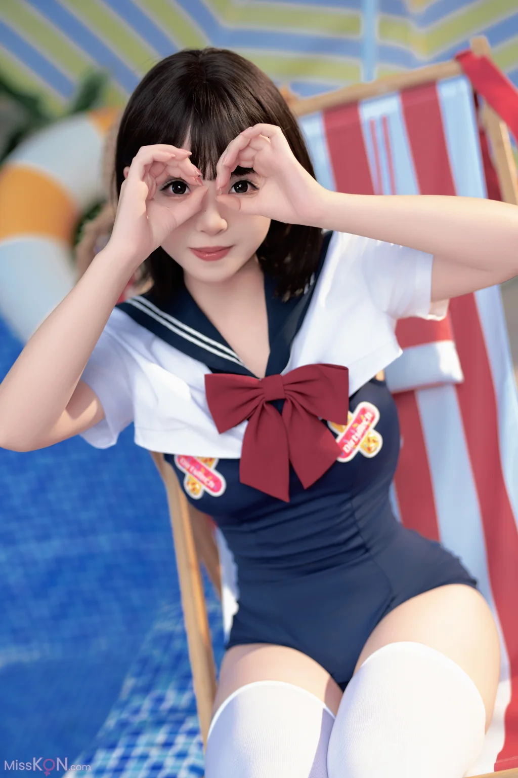 CoserBangni邦尼 反差JK泳装 97 photos - 7