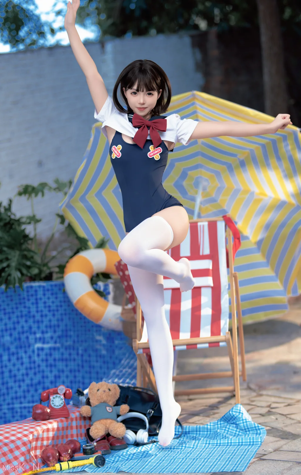 CoserBangni邦尼 反差JK泳装 97 photos - 11