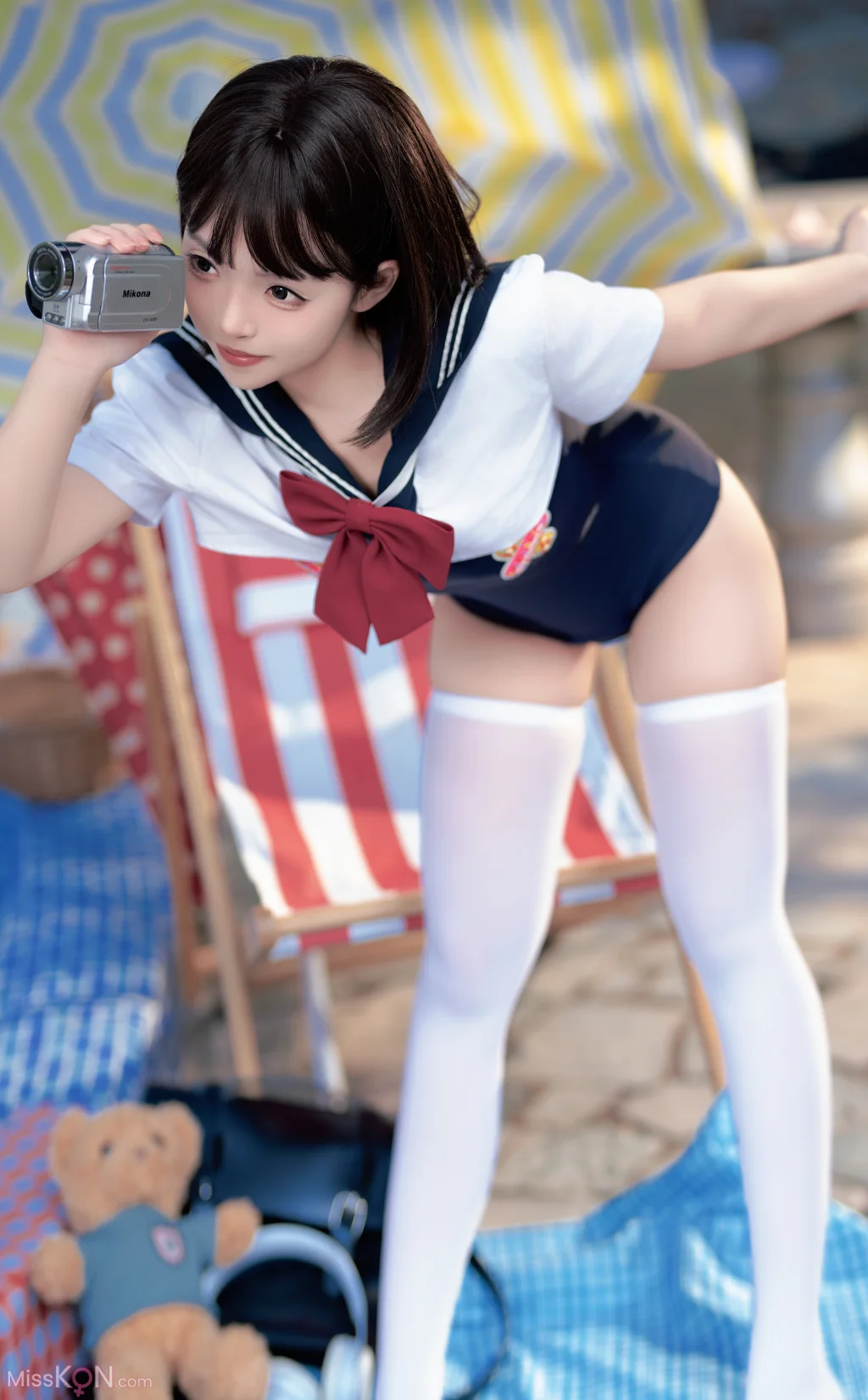 CoserBangni邦尼 反差JK泳装 97 photos - 13
