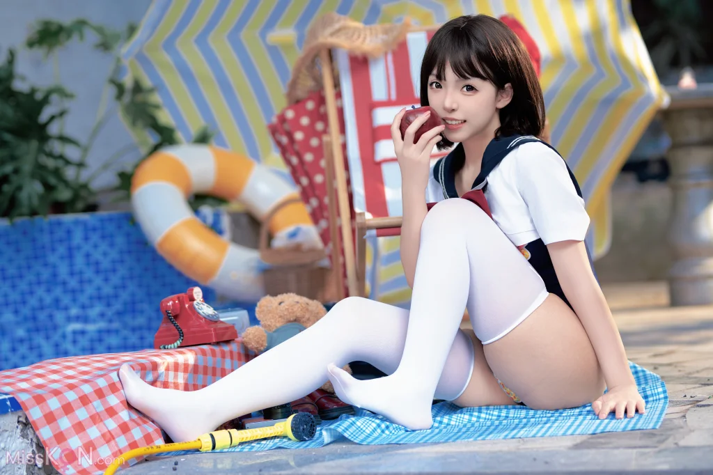 CoserBangni邦尼 反差JK泳装 97 photos - 18