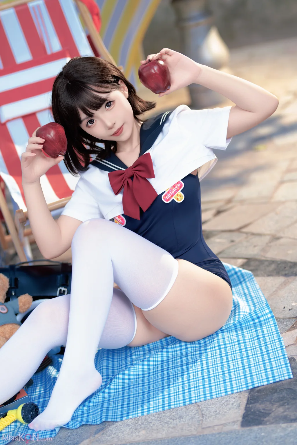 CoserBangni邦尼 反差JK泳装 97 photos - 19