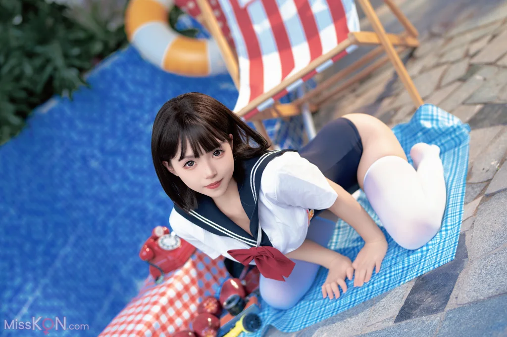 CoserBangni邦尼 反差JK泳装 97 photos - 21