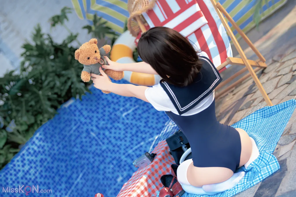 CoserBangni邦尼 反差JK泳装 97 photos - 28
