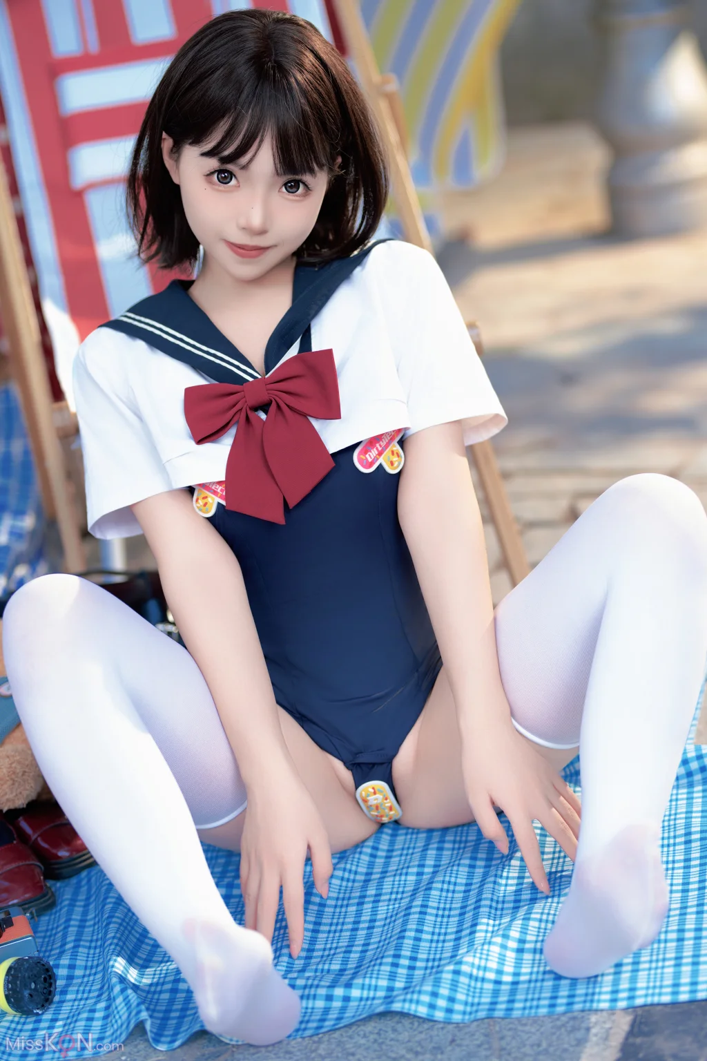 CoserBangni邦尼 反差JK泳装 97 photos - 34