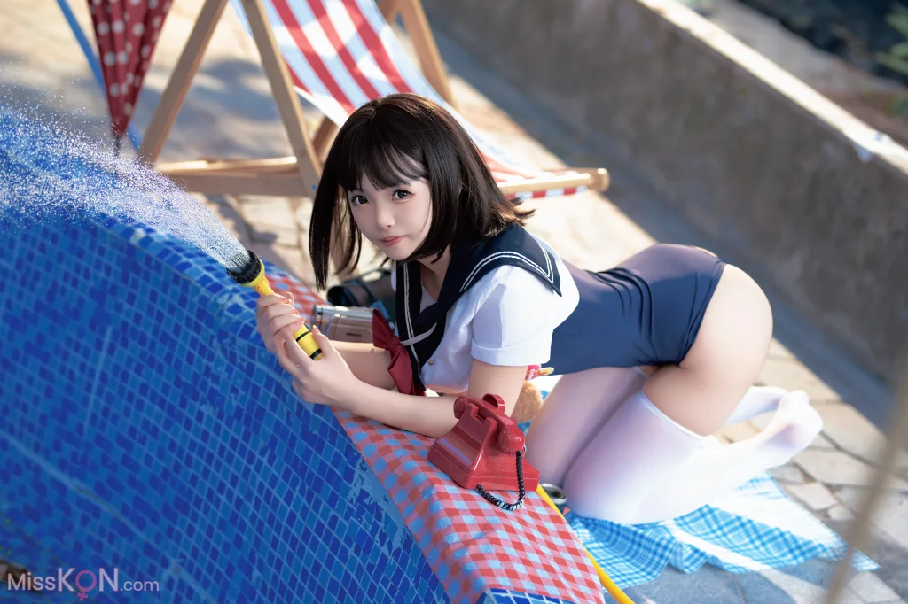 CoserBangni邦尼 反差JK泳装 97 photos - 41