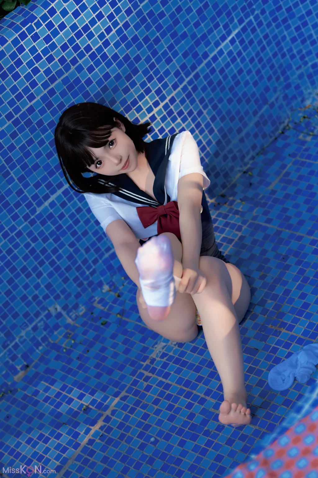 CoserBangni邦尼 反差JK泳装 97 photos - 52