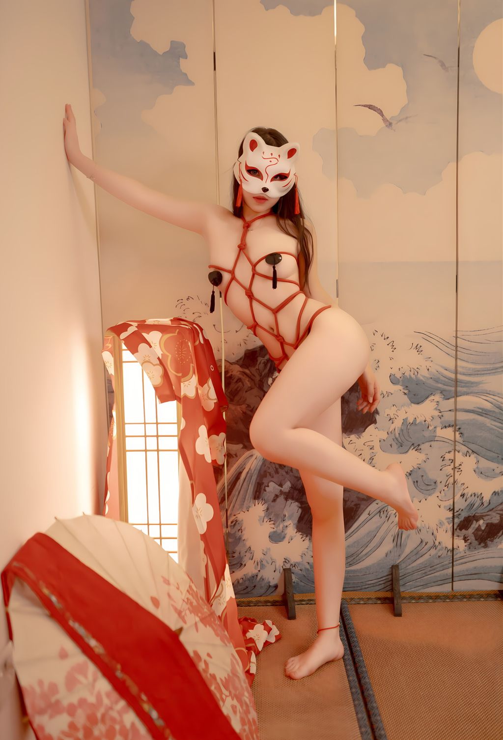 CoserBangni邦尼 和服束缚 93 photos - 50