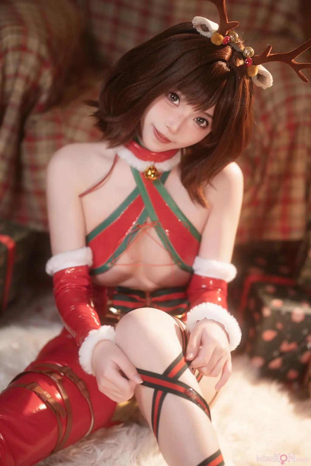CoserBangni邦尼 圣诞小鹿 91 photos - 25