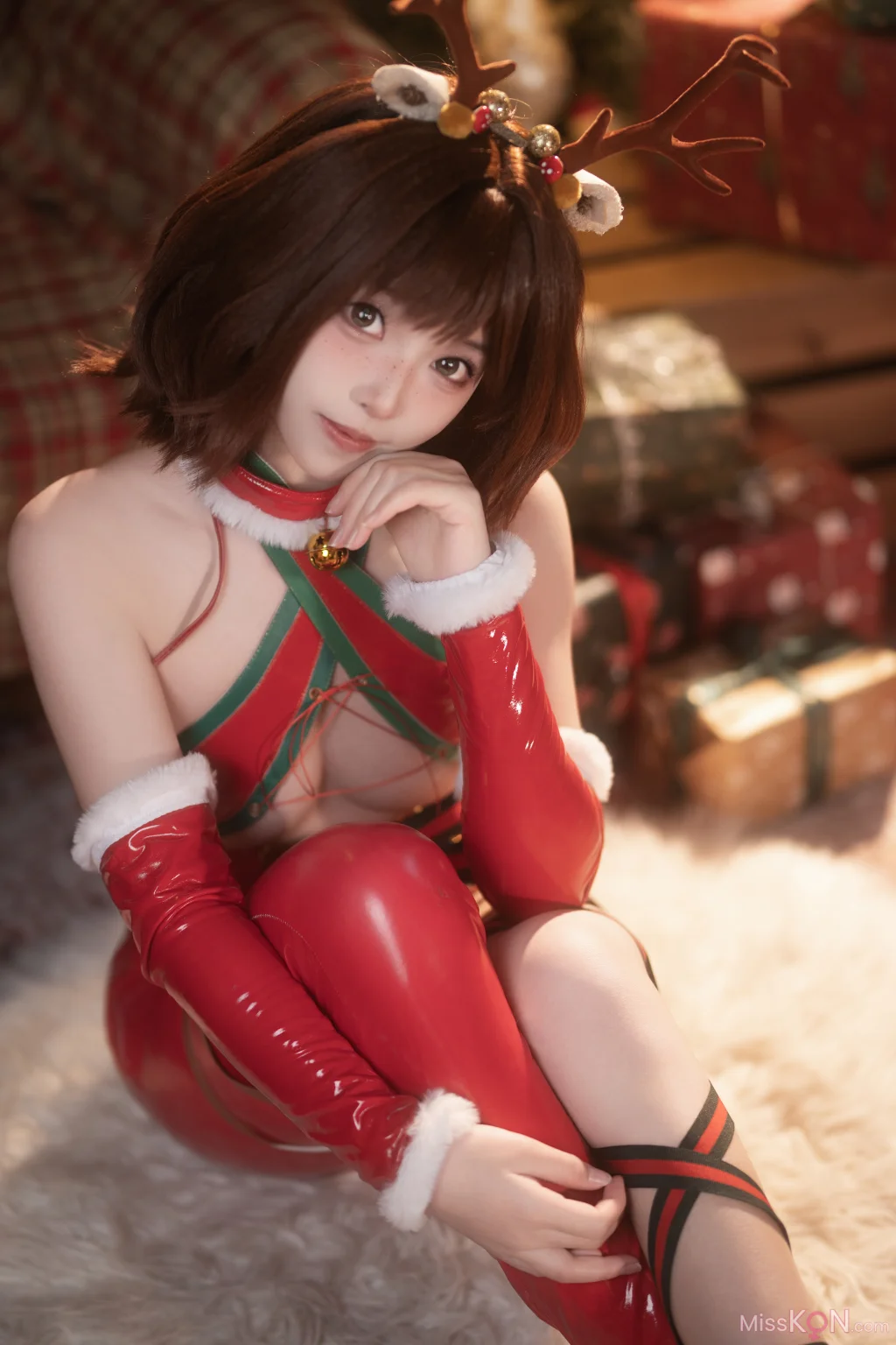 CoserBangni邦尼 圣诞小鹿 91 photos - 27