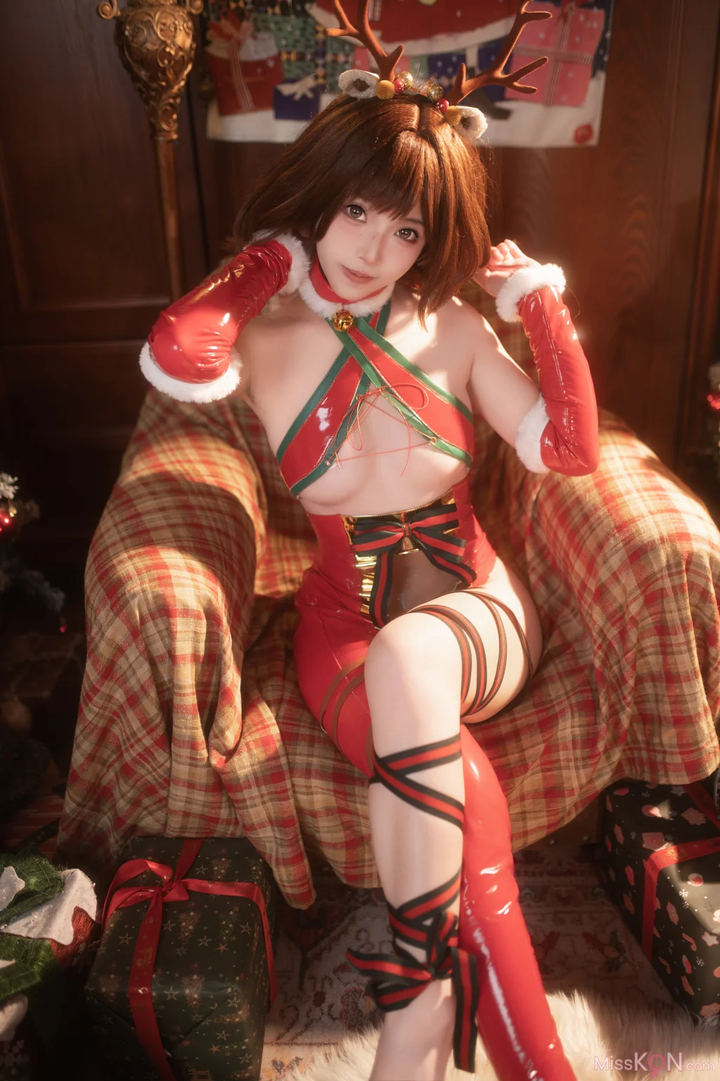 CoserBangni邦尼 圣诞小鹿 91 photos - 65