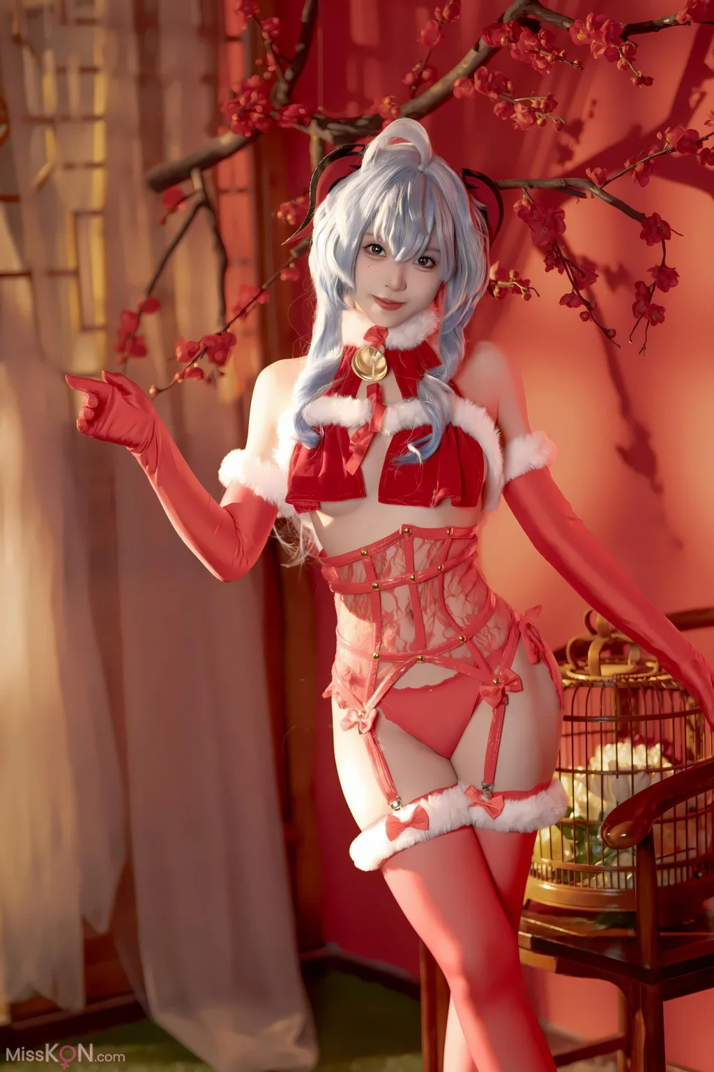 CoserBangni邦尼 甘雨新春 91 photos - 31
