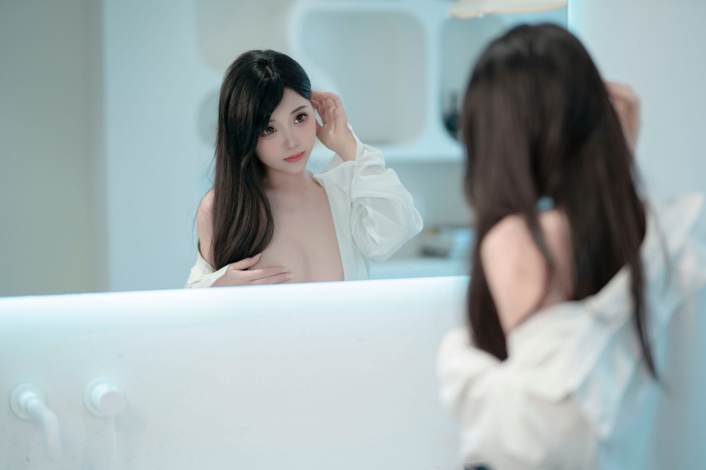 CoserBangni邦尼 男友衬衣 99 photos - 72