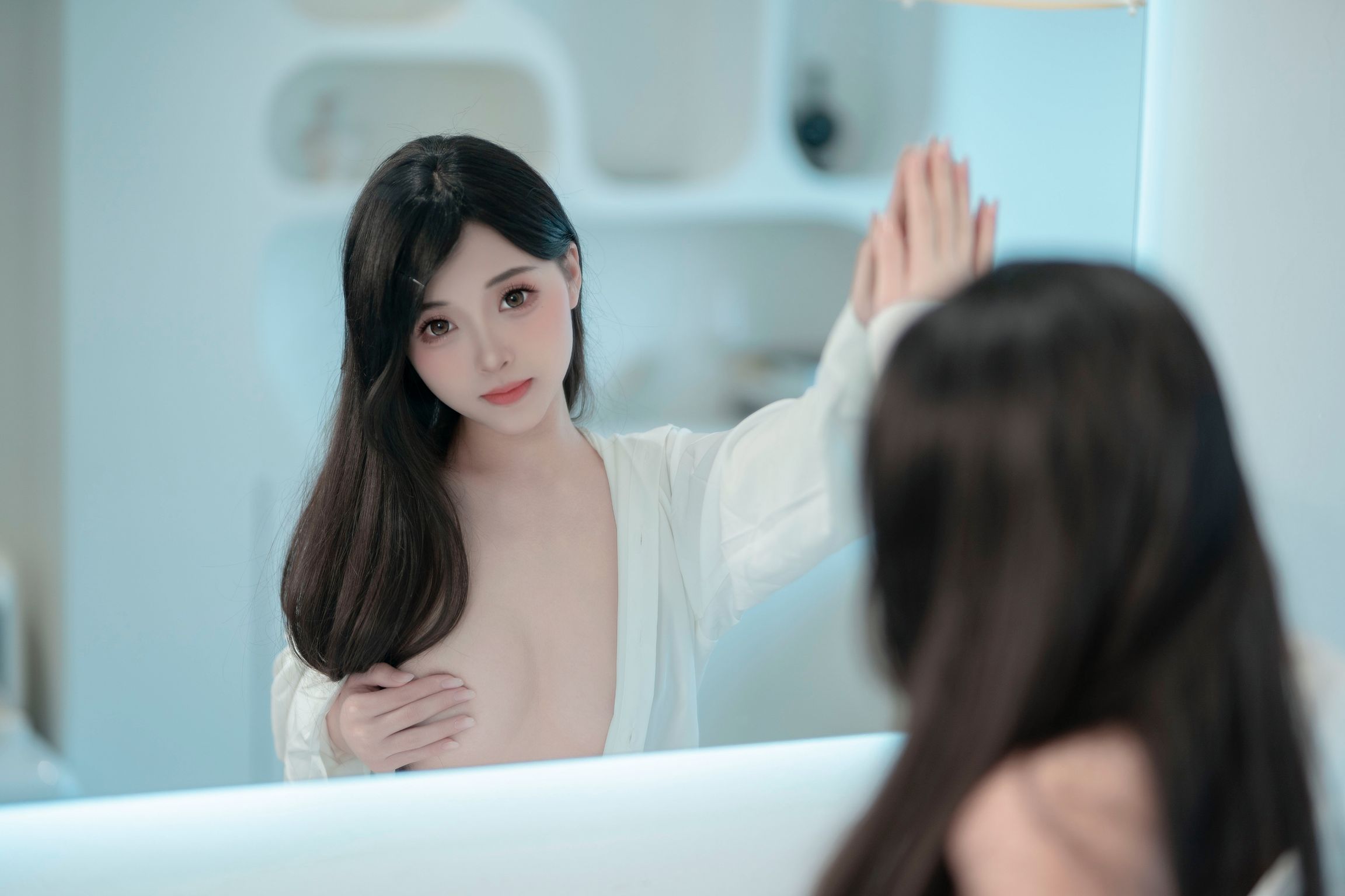 CoserBangni邦尼 男友衬衣 99 photos - 73