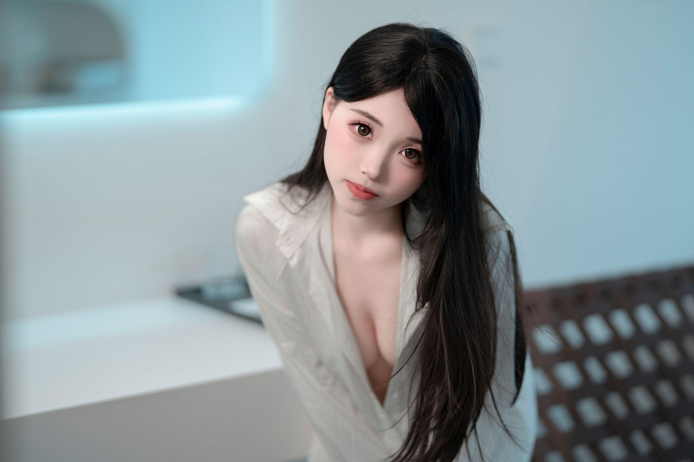 CoserBangni邦尼 男友衬衣 99 photos - 75