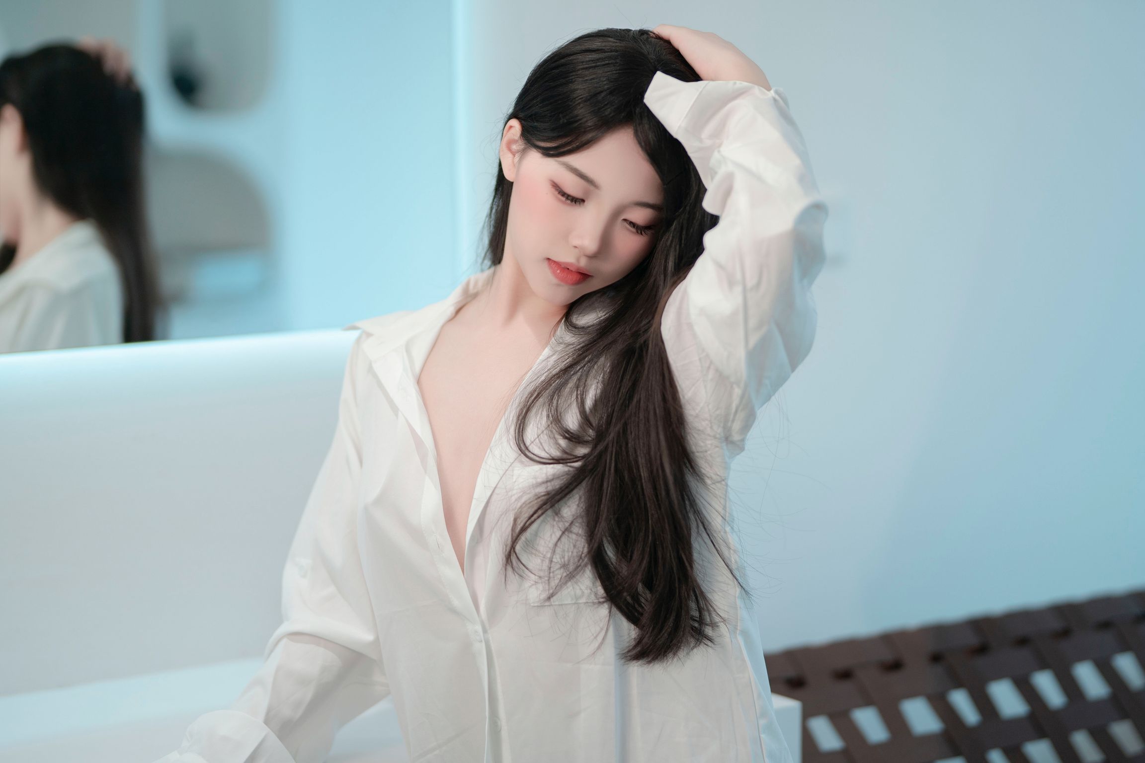 CoserBangni邦尼 男友衬衣 99 photos - 76