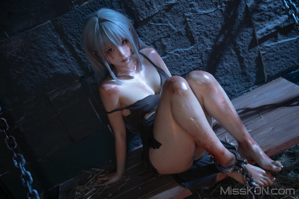 Coser蠢沫沫 chunmomo 奴隶少女希尔薇 83 photos - 15