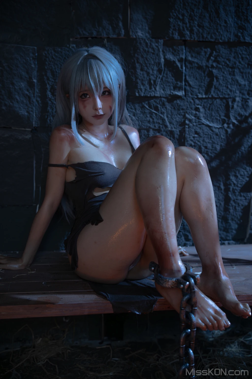 Coser蠢沫沫 chunmomo 奴隶少女希尔薇 83 photos - 16