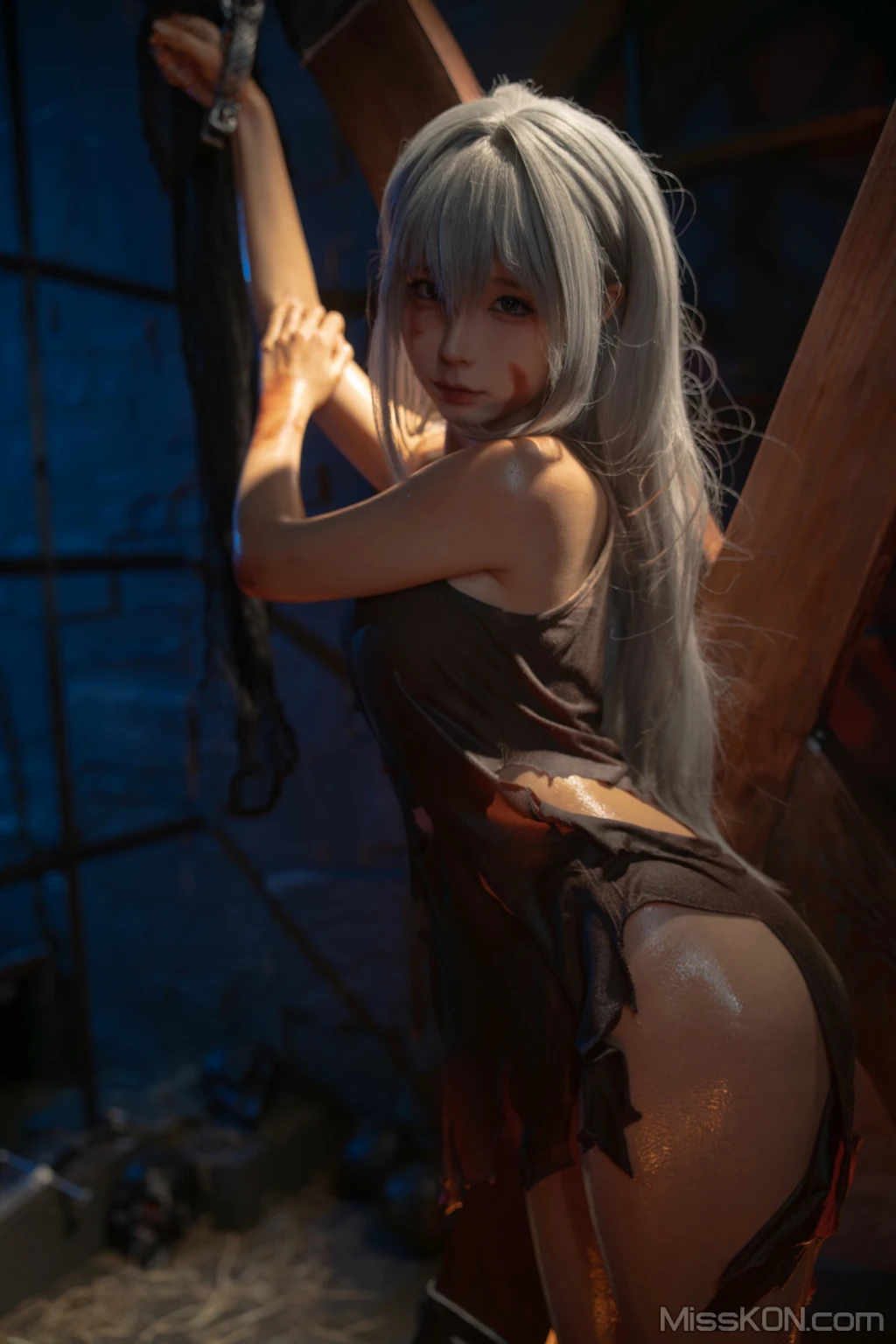 Coser蠢沫沫 chunmomo 奴隶少女希尔薇 83 photos - 45