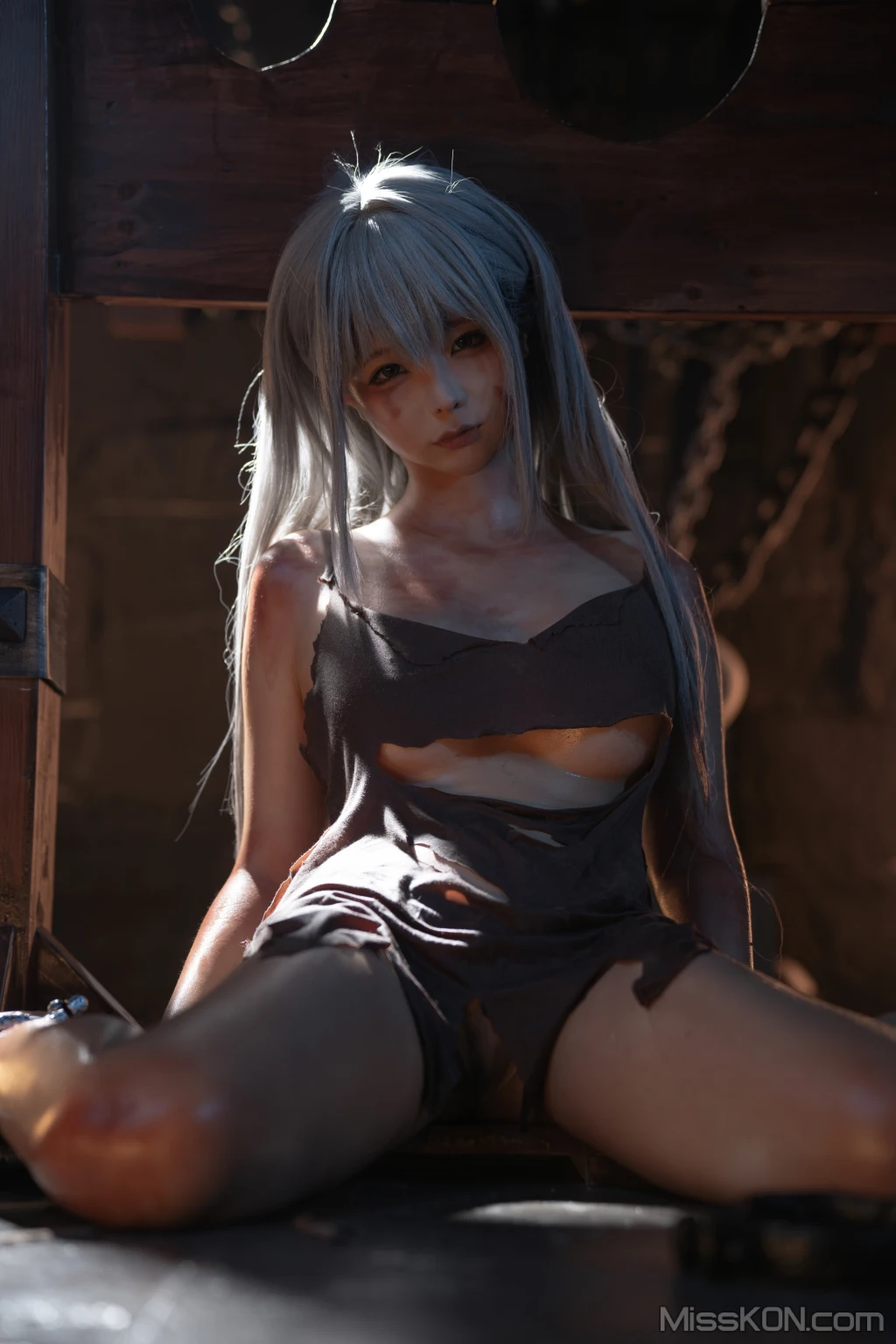 Coser蠢沫沫 chunmomo 奴隶少女希尔薇 83 photos - 65