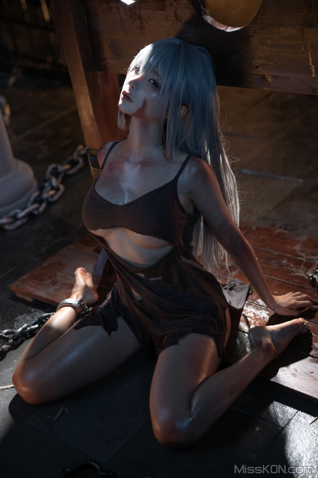 Coser蠢沫沫 chunmomo 奴隶少女希尔薇 83 photos - 68