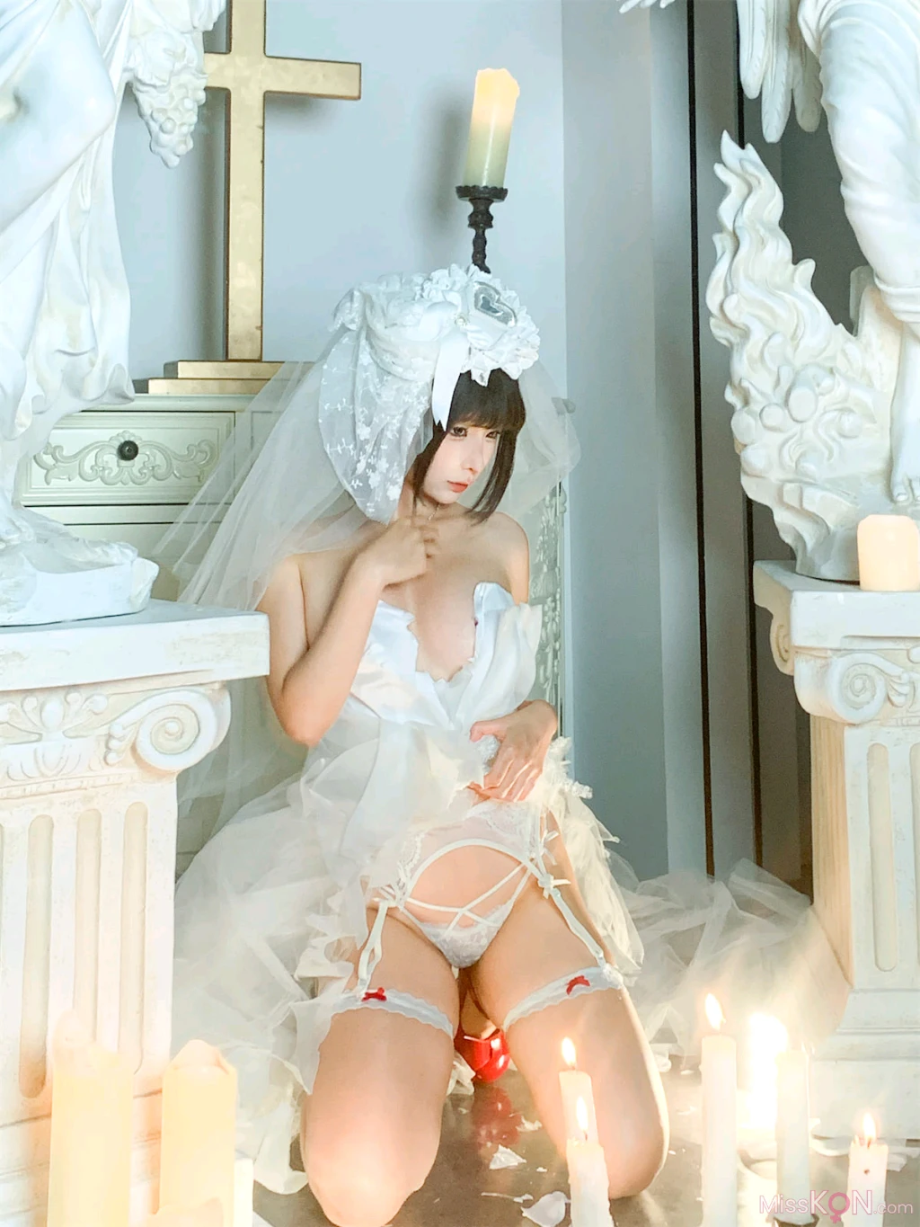 Coser蠢沫沫 chunmomo 婚纱3 抢先版 212 photos