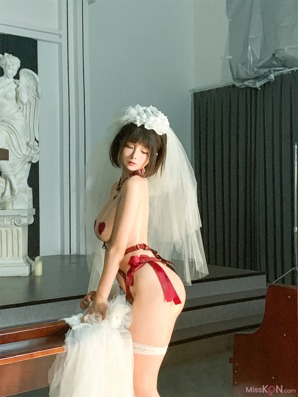 Coser蠢沫沫 chunmomo 婚纱3 抢先版 212 photos - 2