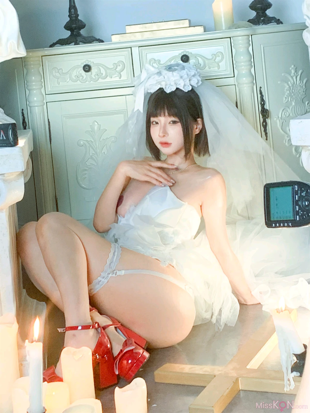 Coser蠢沫沫 chunmomo 婚纱3 抢先版 212 photos - 110