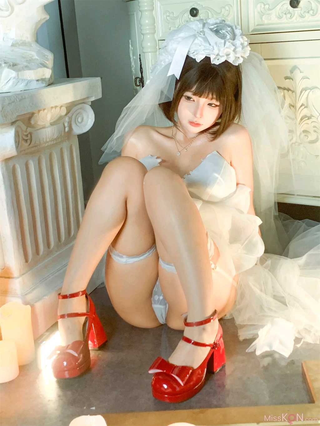 Coser蠢沫沫 chunmomo 婚纱3 抢先版 212 photos - 116