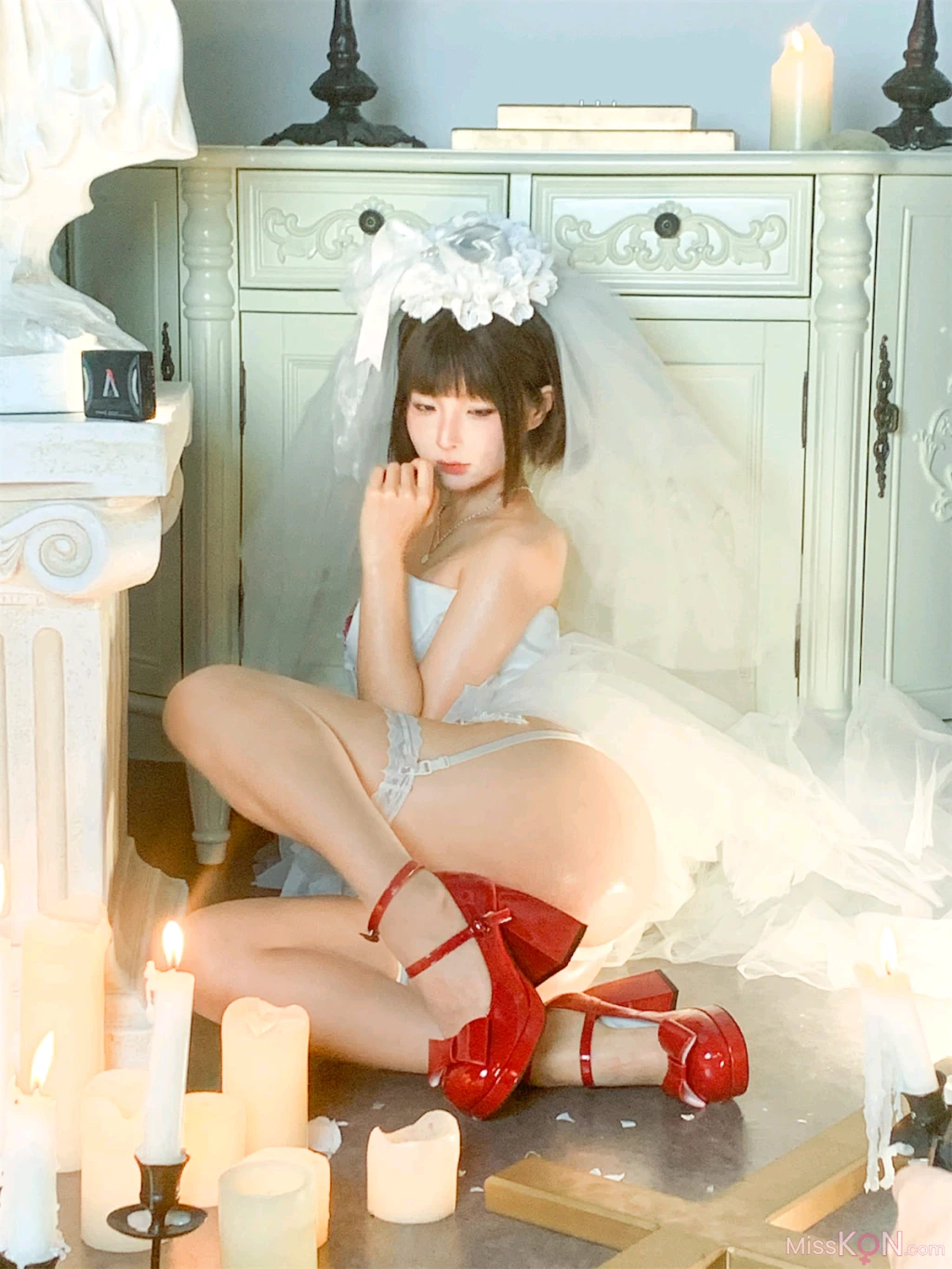 Coser蠢沫沫 chunmomo 婚纱3 抢先版 212 photos - 121