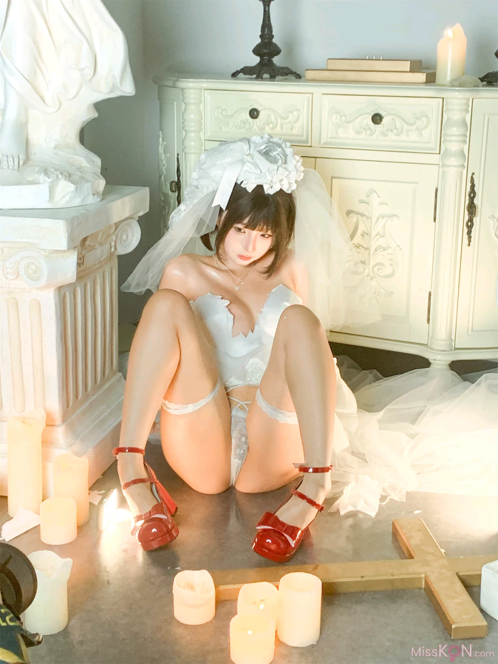 Coser蠢沫沫 chunmomo 婚纱3 抢先版 212 photos - 144