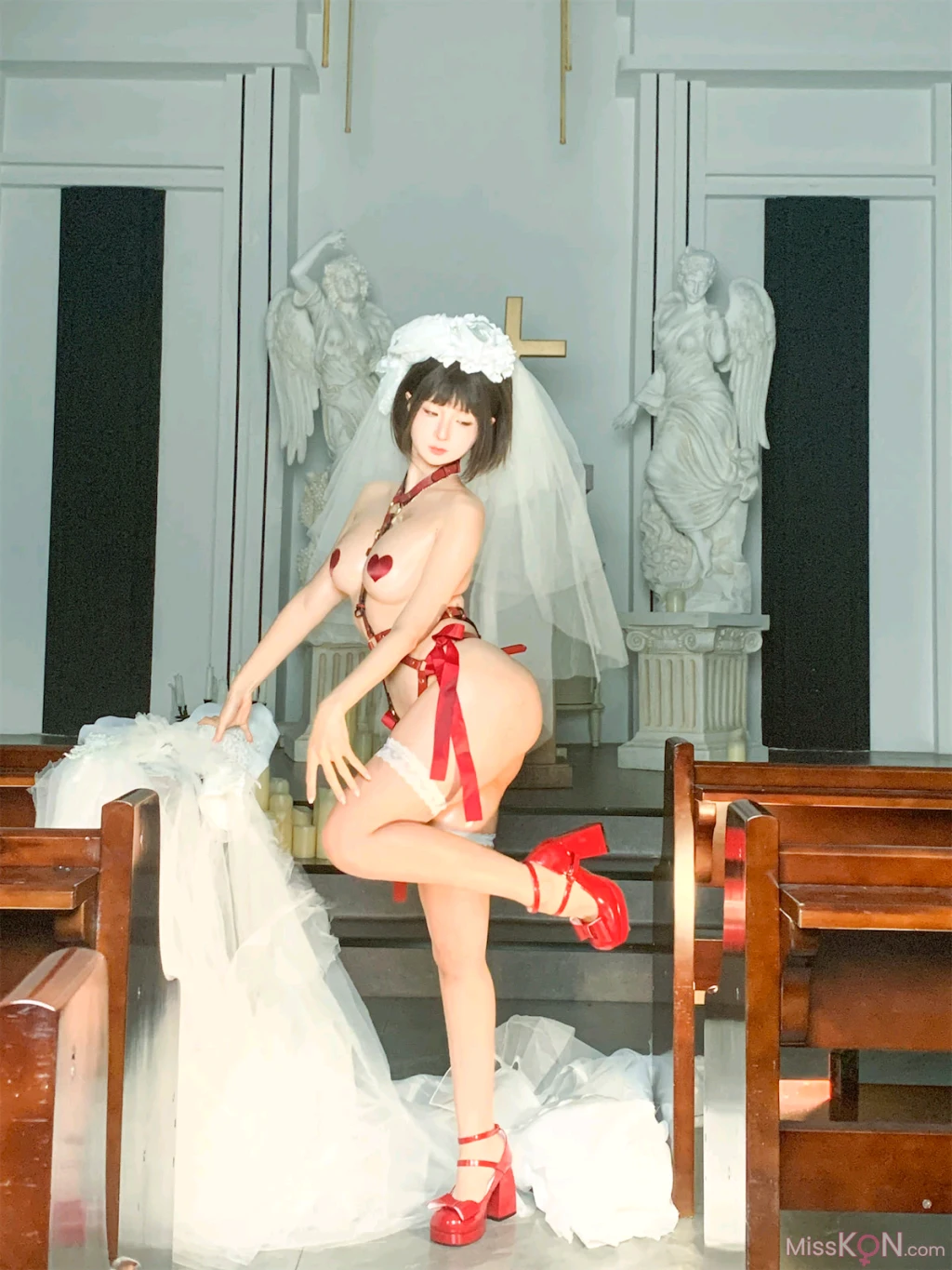 Coser蠢沫沫 chunmomo 婚纱3 抢先版 212 photos - 186