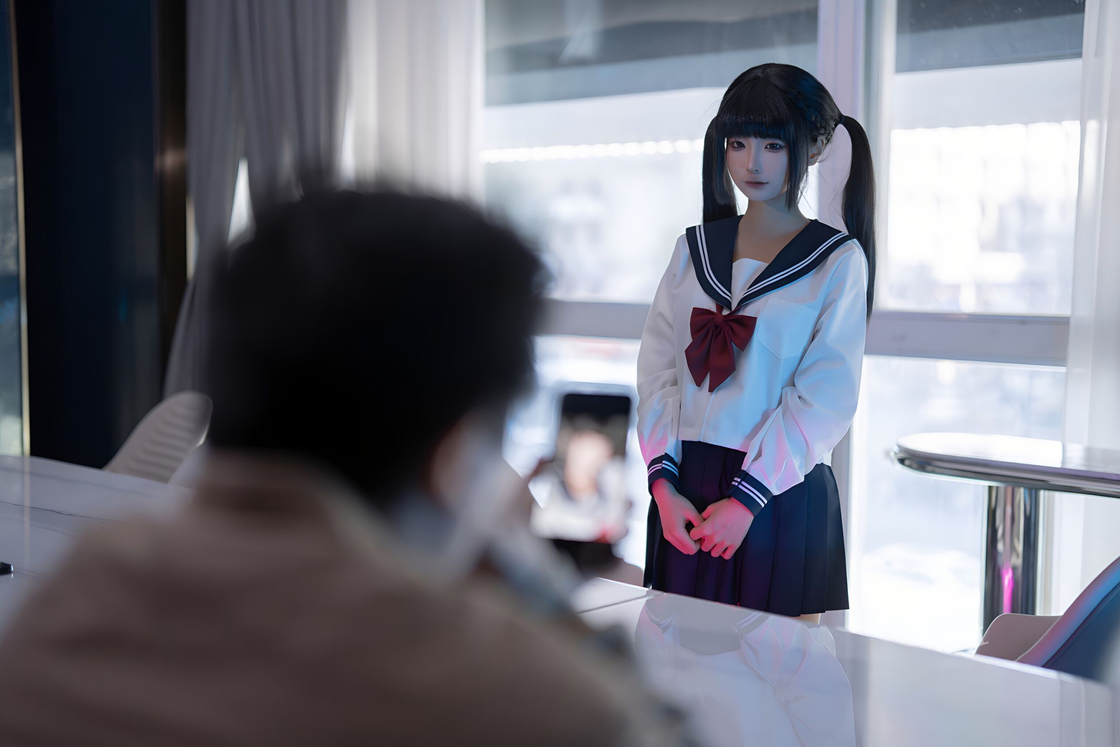 Coser蠢沫沫 chunmomo 学妹的兼职 266 photos  1 video