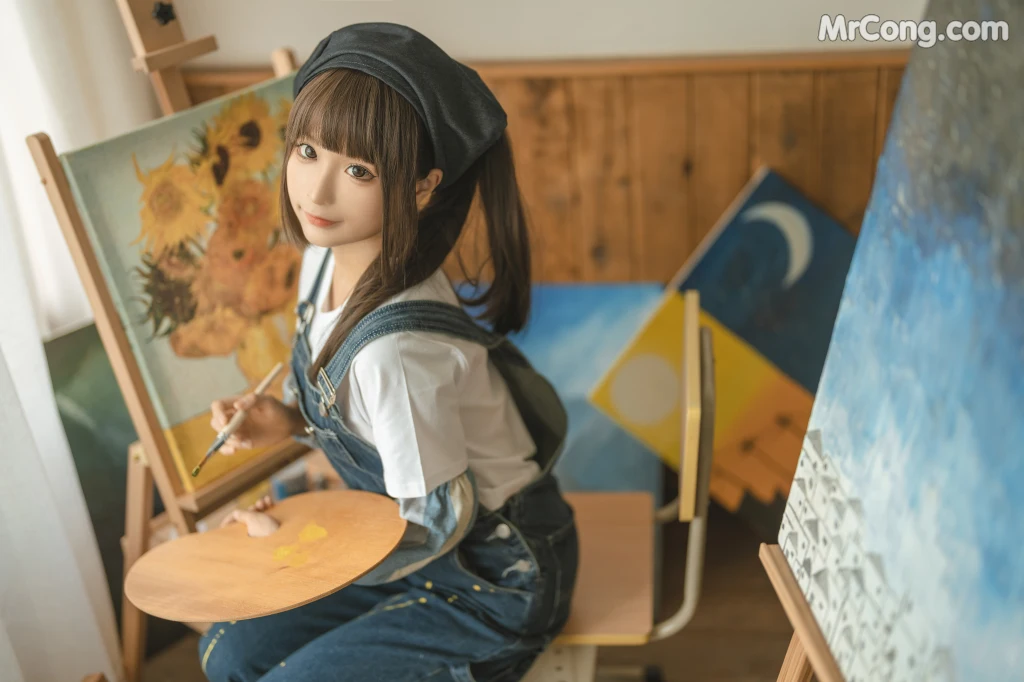 Coser蠢沫沫 chunmomo 小画家 Small Painter 110 photos - 32