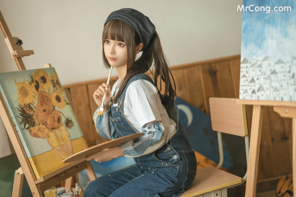 Coser蠢沫沫 chunmomo 小画家 Small Painter 110 photos - 35