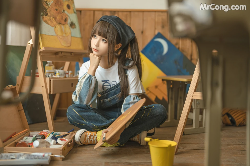 Coser蠢沫沫 chunmomo 小画家 Small Painter 110 photos - 40