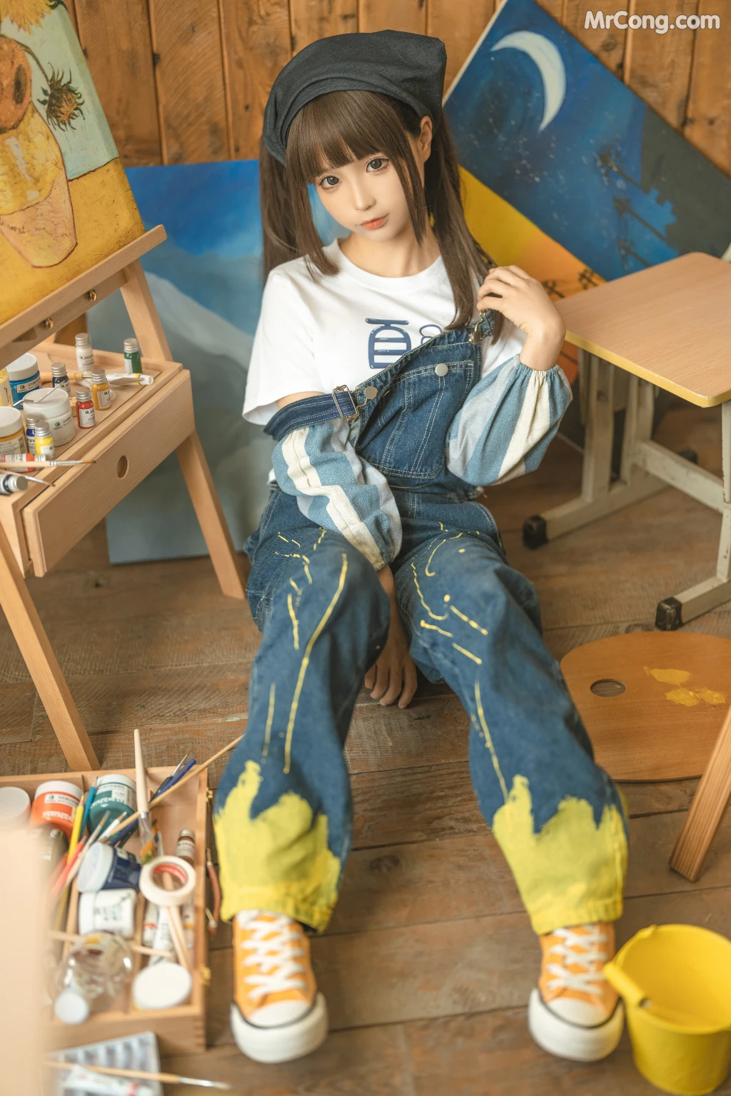Coser蠢沫沫 chunmomo 小画家 Small Painter 110 photos - 42